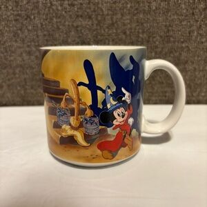 Vintage Disney Fantasia Mickey Mouse Sorcerer's Apprentice Coffee Mug